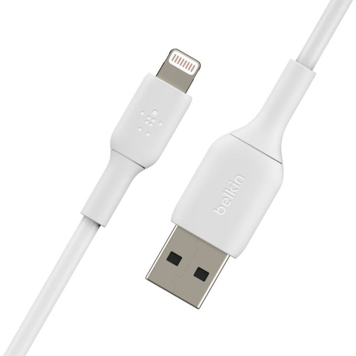 Cable lightning a USB tipo a Belkin 2m · macho - macho · blanco