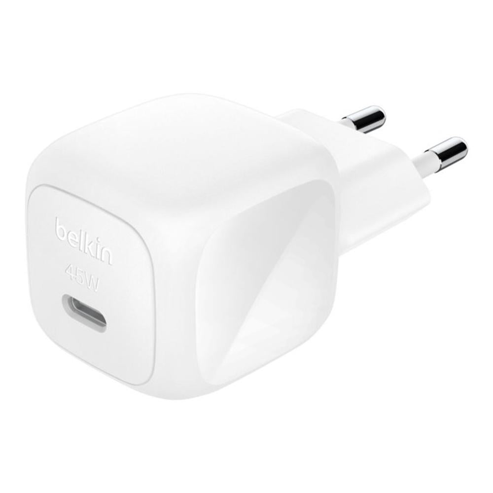 Cargador de pared Belkin wca013kqwh 45w 1x USB tipo c blanco