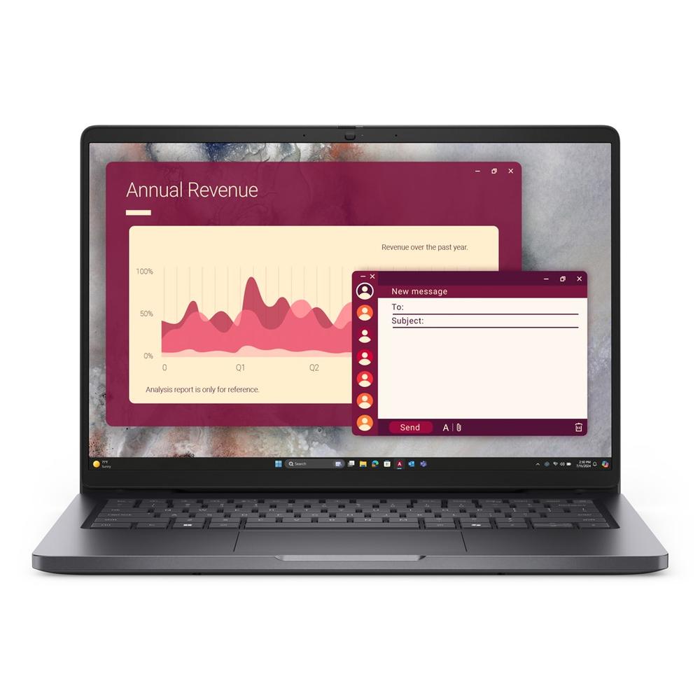 Portatil Dell pro 14 pc14250 u5 - 225u · 16GB · SSD 512GB · 14 pulgadas fhd+ · W11P
