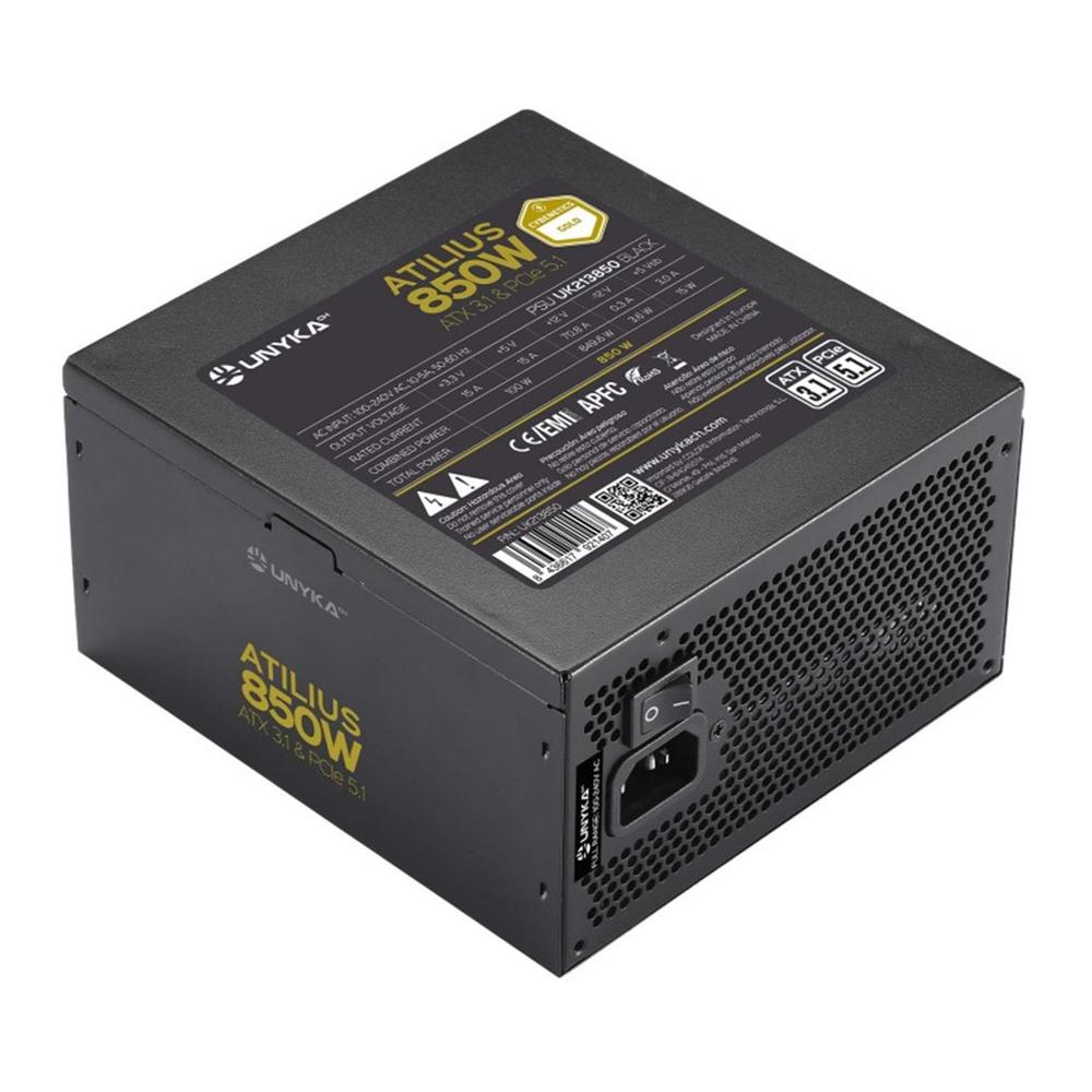 Fuente alimentacion unyka atilius gaming ATX 850w