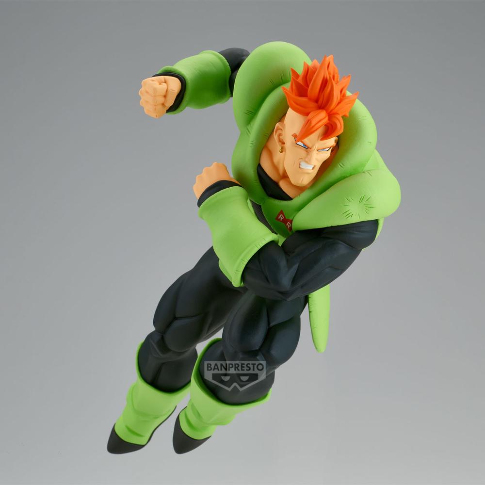 Figura Banpresto dragon ball z match makers android 16(vs cell) 17cm