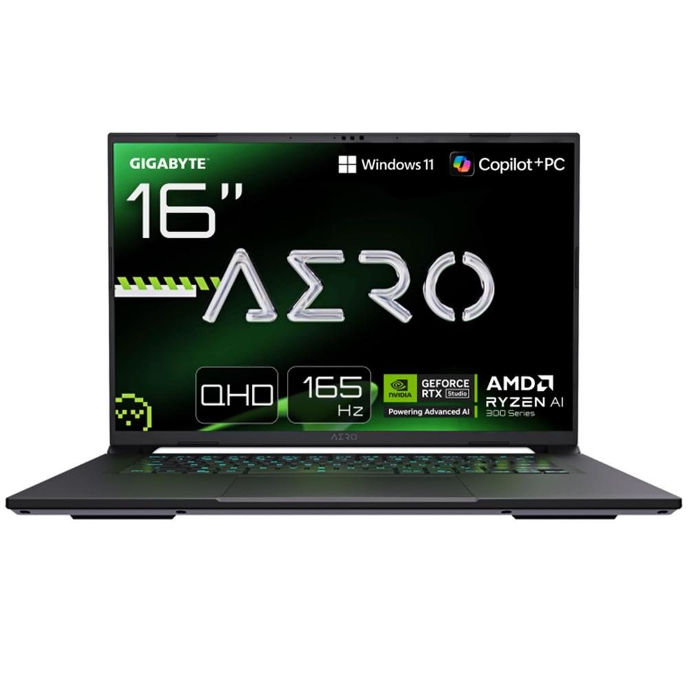 Portatil Gigabyte aero x16 1wh93esc64 rai7 - 350 · 32GB · SSD 1TB · RTX 5070 8GB · 16 pulgadas qhd · w11h