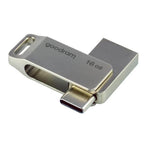 Memoria USB 3.2 - USB tipo c Goodram 16b oda3 plata