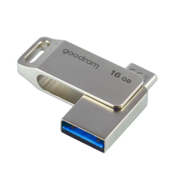 Memoria USB 3.2 - USB tipo c Goodram 16b oda3 plata
