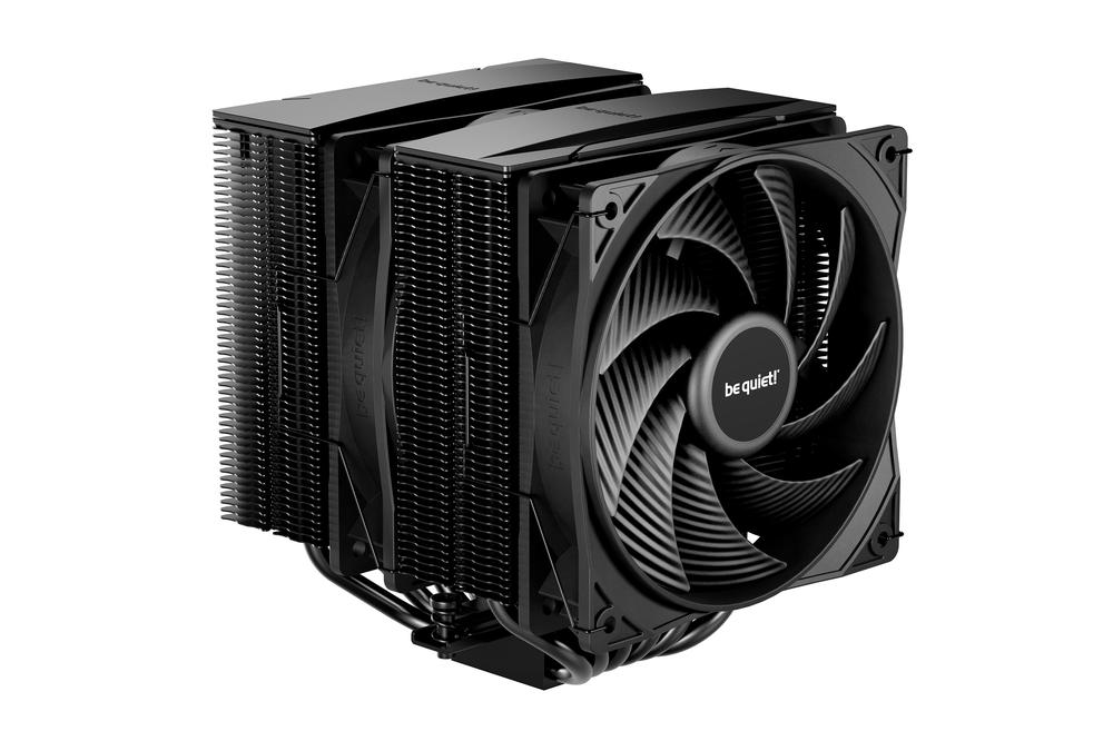 Ventilador disipador cpu be quiet! pure rock pro 3 2x 120mm negro