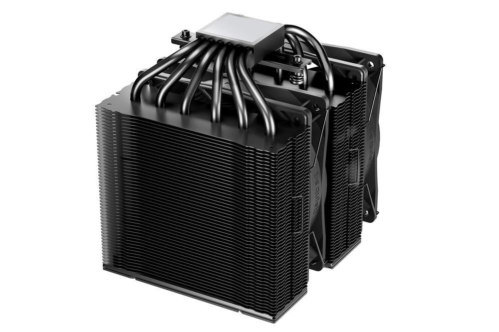 Ventilador disipador cpu be quiet! pure rock pro 3 2x 120mm negro
