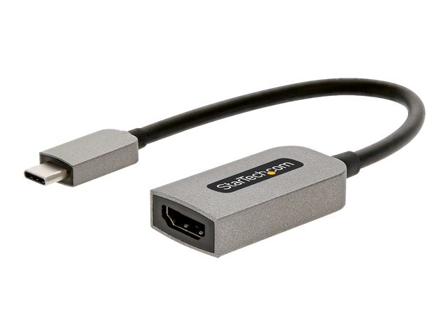 Cable USB tipo c a HDMI 4K startech 13cm · macho - hembra · gris