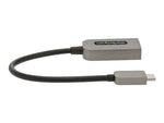 Cable USB tipo c a HDMI 4K startech 13cm · macho - hembra · gris