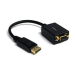 Adaptador displayport a vga startech 28cm · macho - hembra · negro