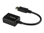 Adaptador displayport a vga startech 28cm · macho - hembra · negro