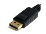 Adaptador displayport a vga startech 28cm · macho - hembra · negro