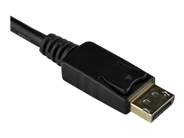 Adaptador displayport a vga startech 28cm · macho - hembra · negro