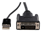 Adaptador dvi a displayport - USB 2.0 startech macho - hembra · negro