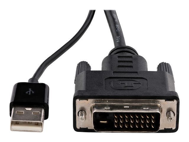 Adaptador dvi a displayport - USB 2.0 startech macho - hembra · negro