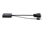 Adaptador dvi a displayport - USB 2.0 startech macho - hembra · negro