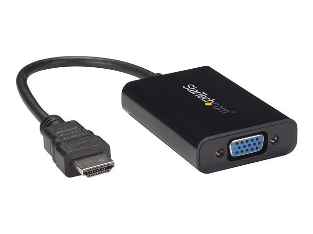 Adaptador HDMI a vga · jack 3.5mm · micro USB tipo b startech 25cm · macho - hembra · negro
