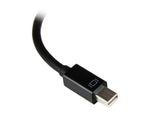 Adaptador mini dp a vga startech 22cm · macho - hembra · negro