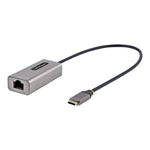 Adaptador de red USB tipo c a RJ45 startech macho - hembra · gris