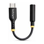 Adaptador USB tipo c a mini jack 3.5mm startech 12.7cm · macho - hembra · negro