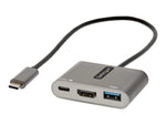 Adaptador USB tipo c a USB tipo c - USB tipo a · HDMI startech macho - hembra · gris