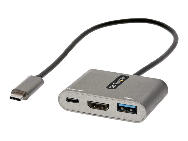 Adaptador USB tipo c a USB tipo c - USB tipo a · HDMI startech macho - hembra · gris