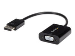 Cable displayport a vga startech 10cm · macho - hembra · negro