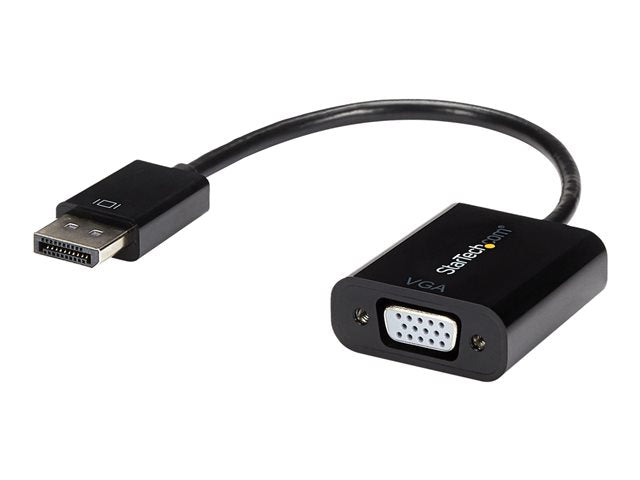 Cable displayport a vga startech 10cm · macho - hembra · negro