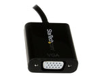 Cable displayport a vga startech 10cm · macho - hembra · negro