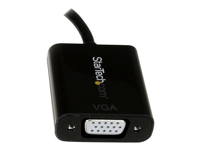 Cable displayport a vga startech 10cm · macho - hembra · negro