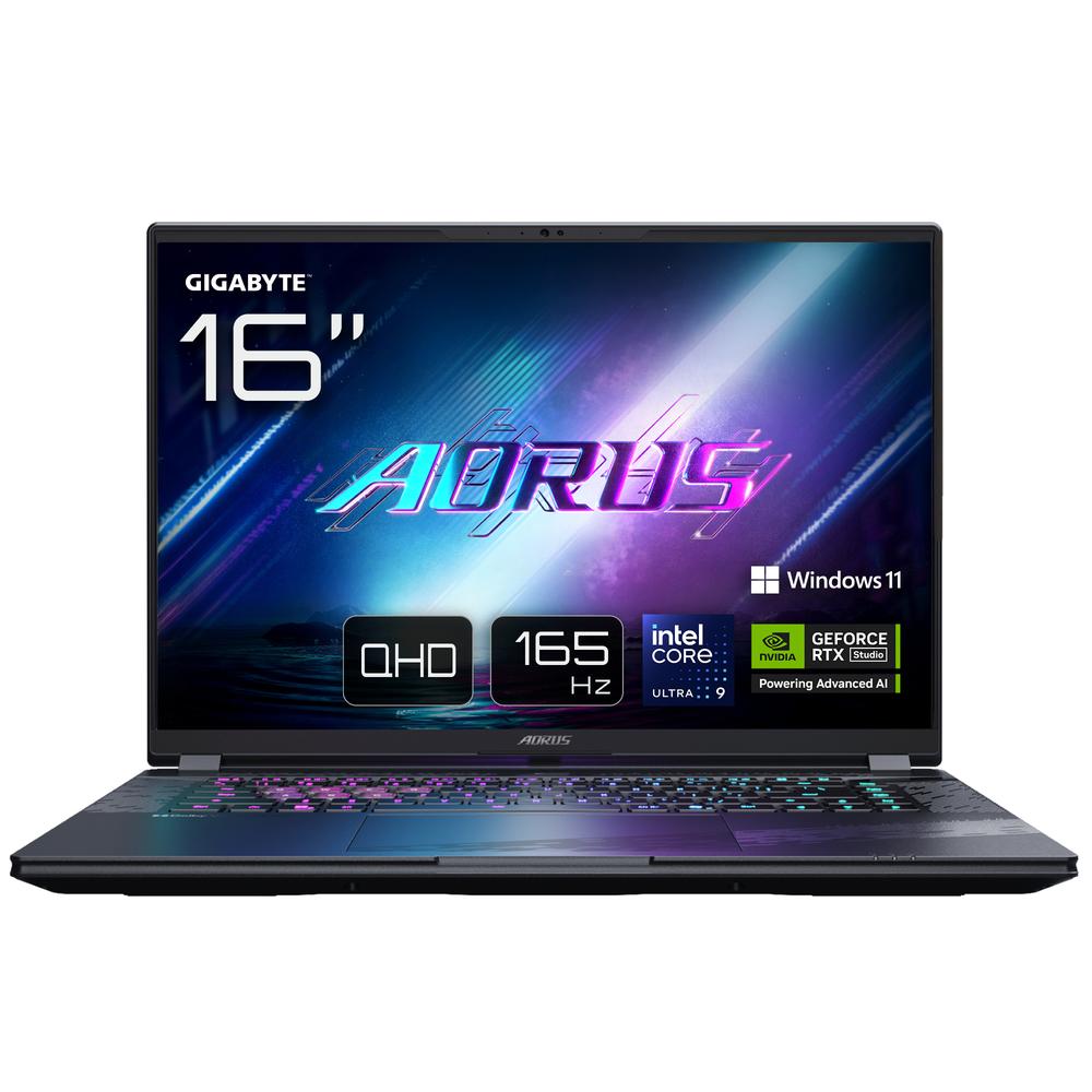Portatil Gigabyte aorus master 16 u9 - 275hx · 32GB · SSD 1TB · RTX 5070 8GB · 16 pulgadas · w11h