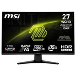 Monitor LED gaming 27 pulgadas MSI mag274cqf curvo · VA · wqhd · dp · HDMI · 180hz · 0.5ms · vesa 100x100