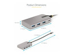 Hub startech USB tipo c 5 en 1