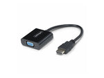 Adaptador HDMI a vga startech 18.95cm · macho - hembra · negro