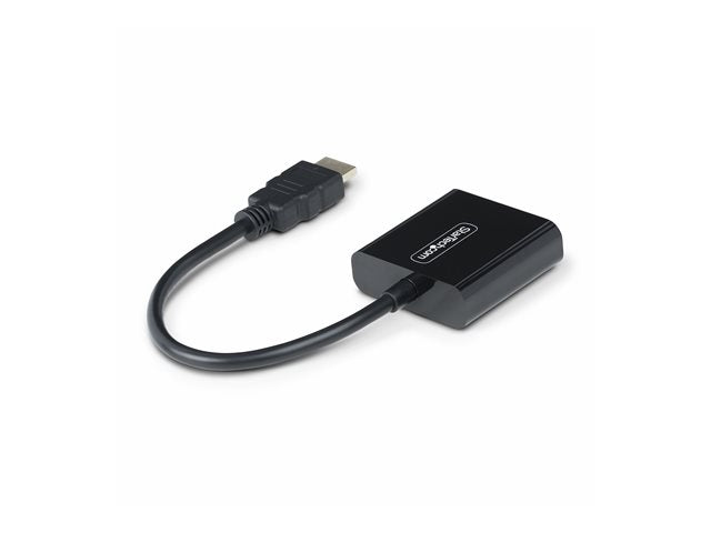Adaptador HDMI a vga startech 18.95cm · macho - hembra · negro