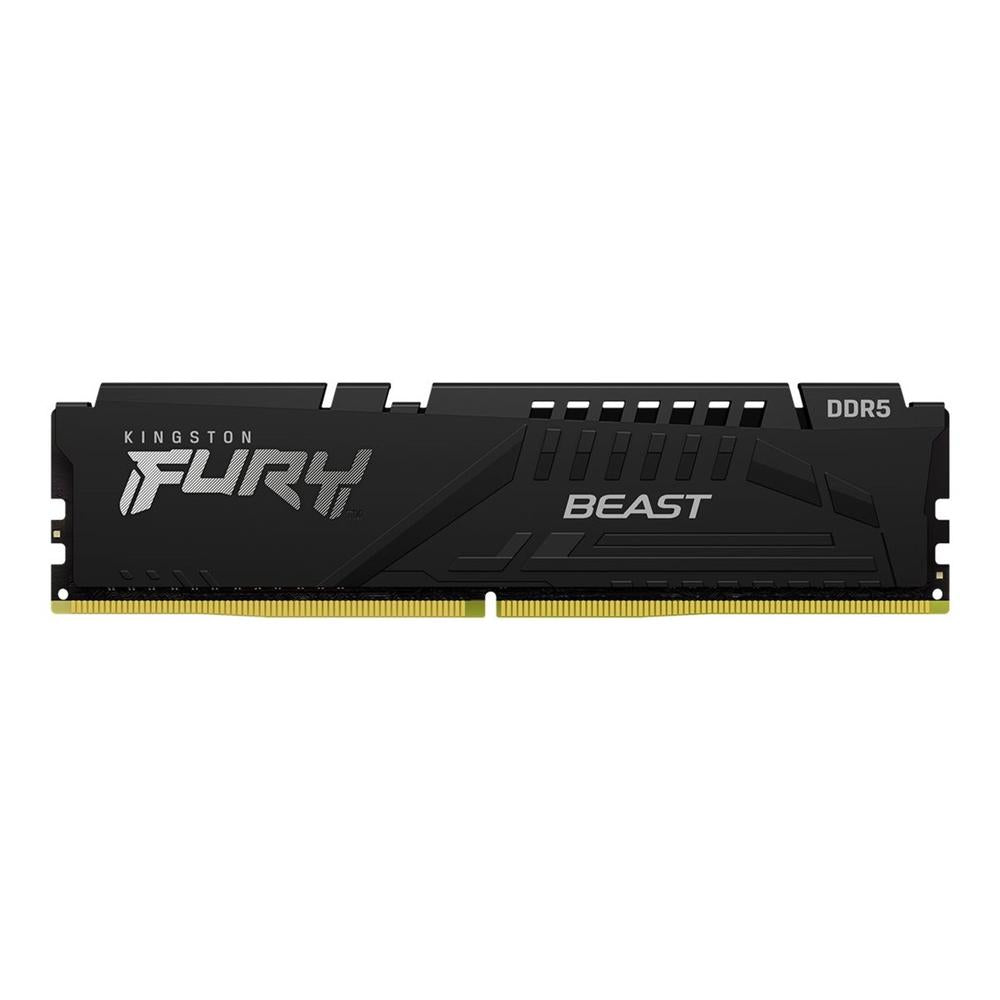 Memoria ram DDR5 32GB Kingston - 6000mt - s - fury beast - cl36 - negro