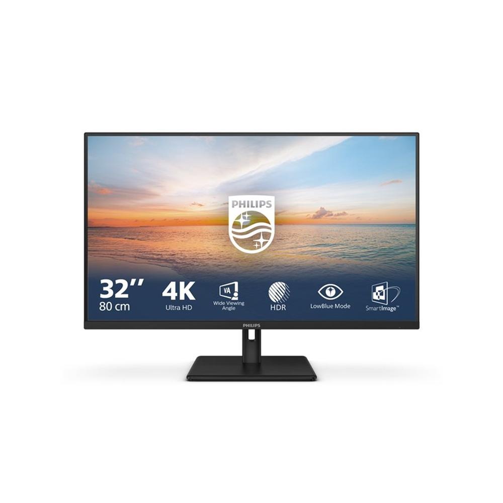 Monitor LED 31.5 pulgadas Philips 32e1n1800la - 00 VA · 4K UHD · dp · HDMI · 140hz · 4ms · vesa 100x100
