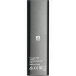 Disco duro externo SSD Philips ultra slim 500GB M.2 USB tipo c gris