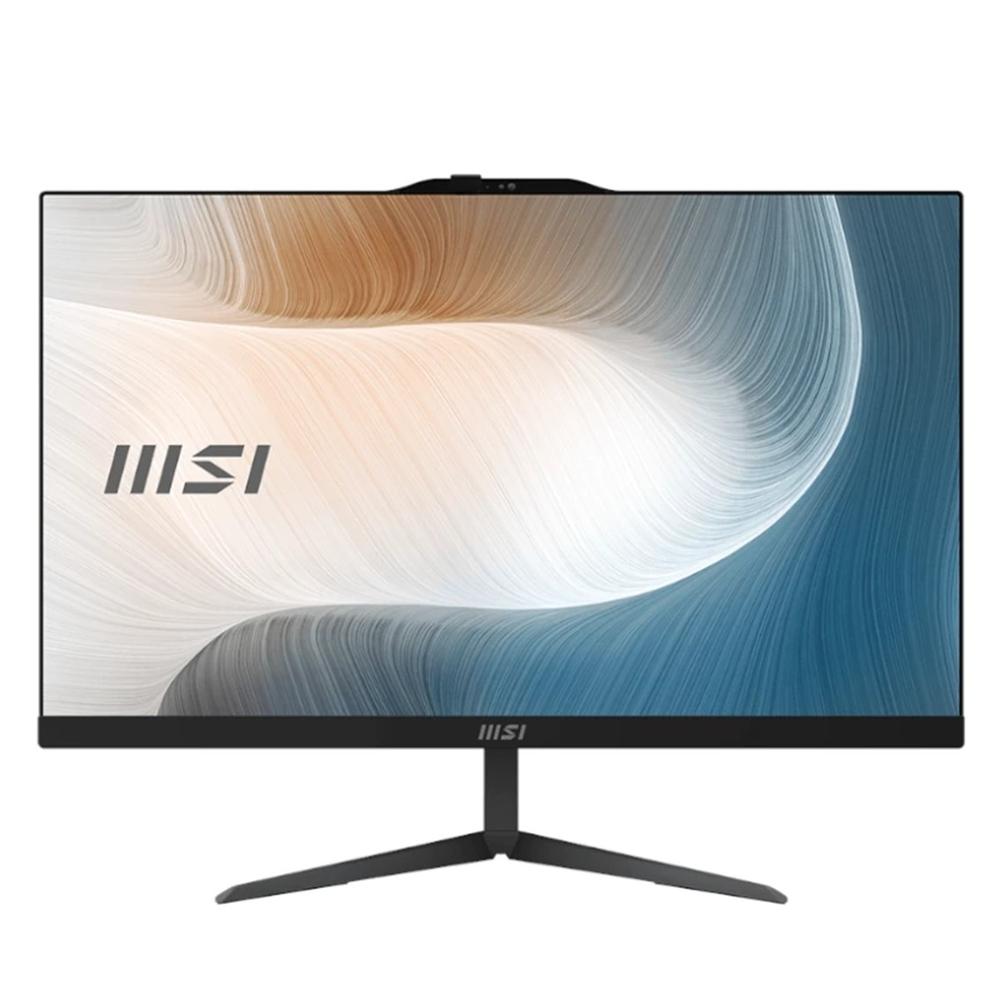 Ordenador all in one MSI am242 - 1897xe i5 - 1235u · 8GB · SSD 512GB · 23.8 pulgadas · freedos negro