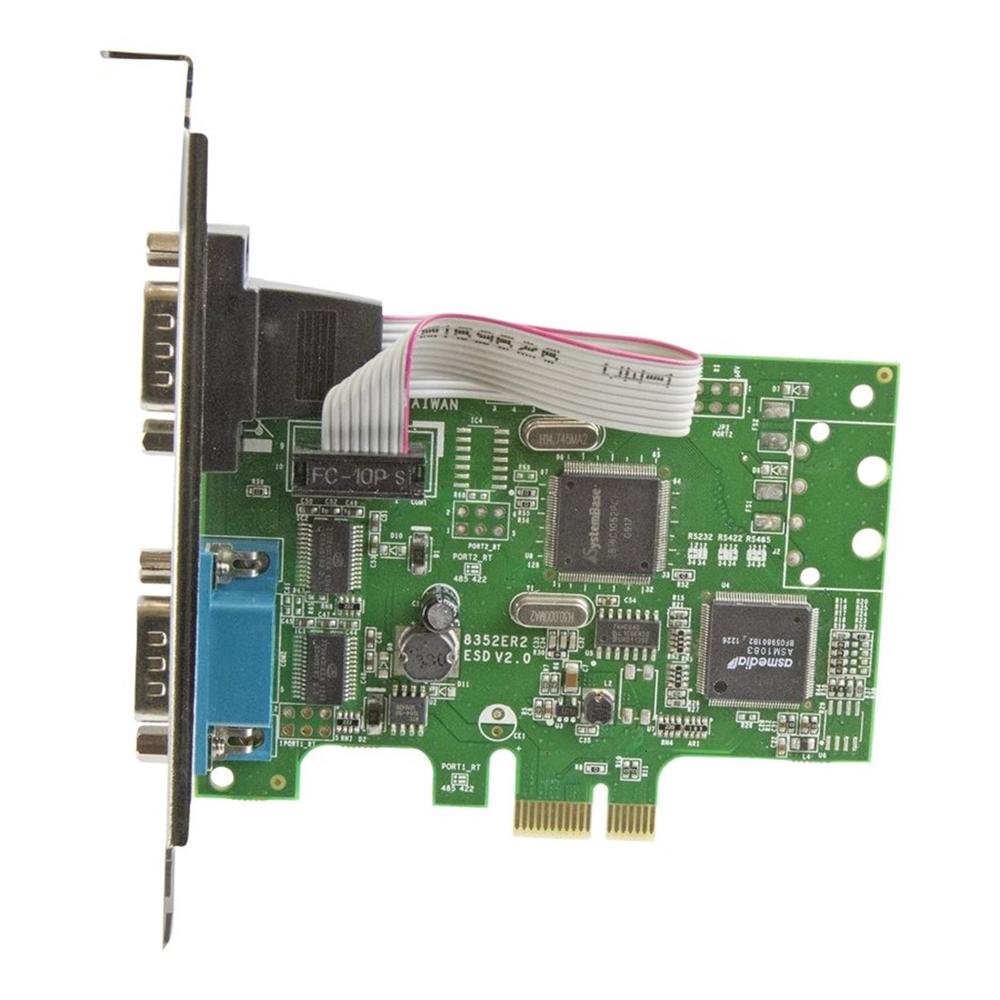 Tarjeta red startech pex2s1050 2x rs232 pci express