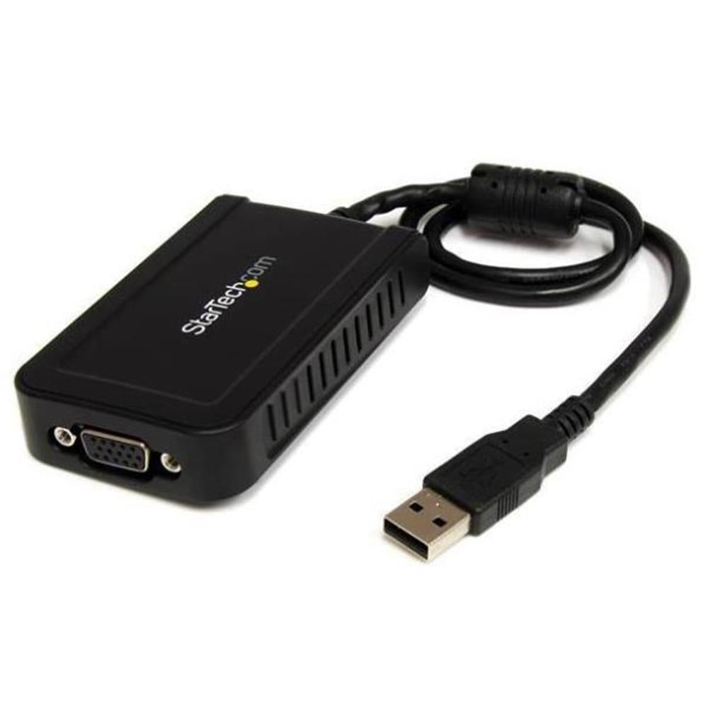 Adaptador USB a vga startech macho - hembra · negro