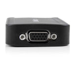 Adaptador USB a vga startech macho - hembra · negro