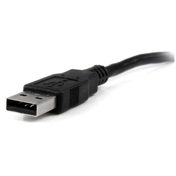 Adaptador USB a vga startech macho - hembra · negro
