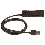 Cable USB 3.1 10GB a SATA startech 0.85m · macho · hembra · negro