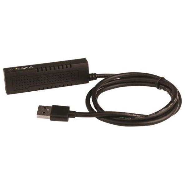 Cable USB 3.1 10GB a SATA startech 0.85m · macho · hembra · negro
