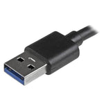 Cable USB 3.1 10GB a SATA startech 0.85m · macho · hembra · negro