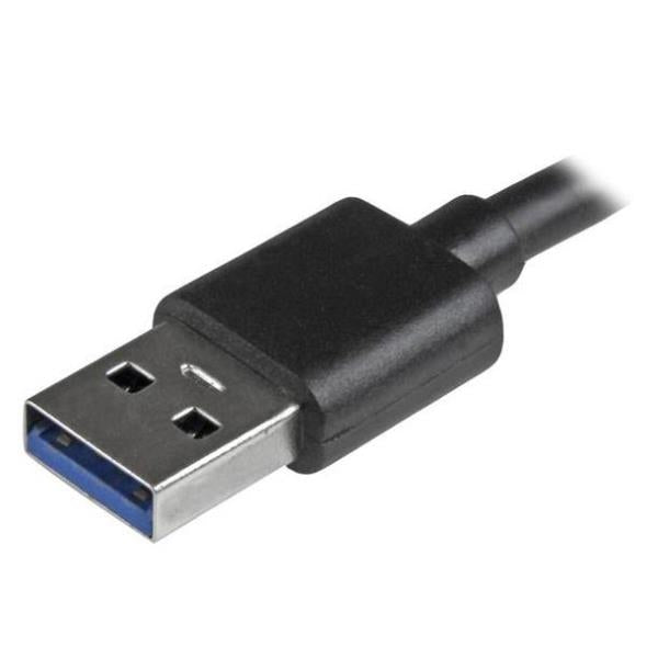 Cable USB 3.1 10GB a SATA startech 0.85m · macho · hembra · negro
