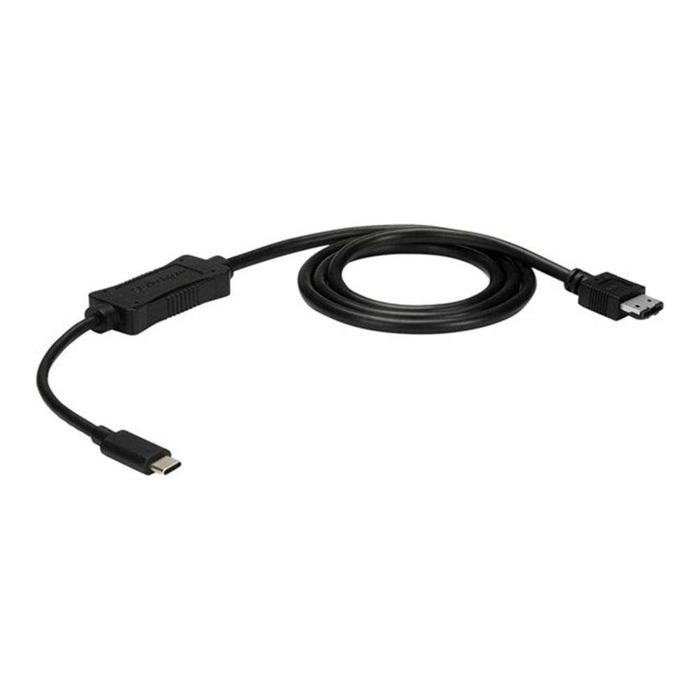 Cable USB tipo c a esata startech 1m · macho - macho · negro