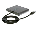 Adaptador USB 3.0 a 4x HDMI startech 1m · macho - hembra · gris