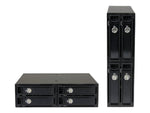 Rack movil startech 5.25 pulgadas 4x 2.5 pulgadas