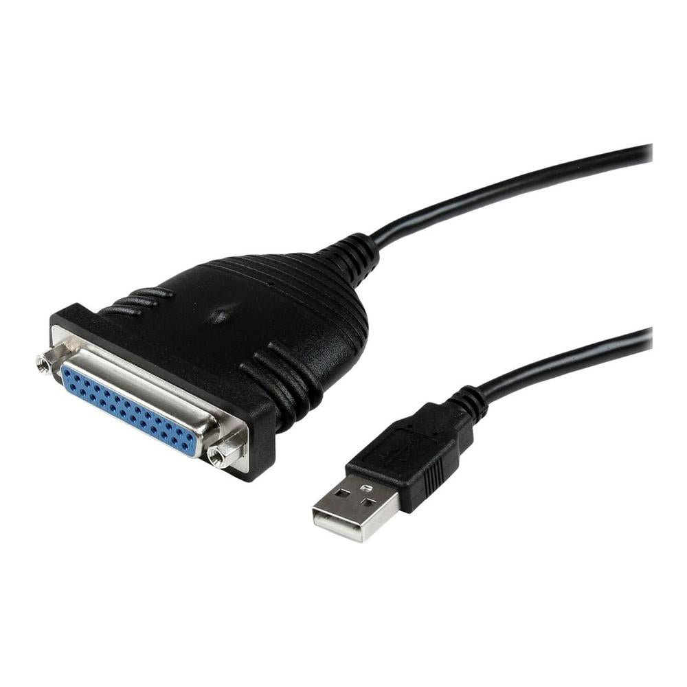 Cable db25 a USB tipo a startech 1.86m · hembra - macho · negro